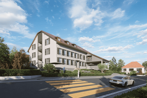 Appartement neuf de 4,5 pièces à Autigny avec balcon et 2 parking (LOT 3) 2