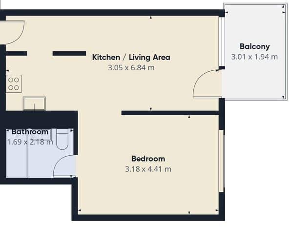 Helle 2-Zimmer-Eigentumswohnung mit Balkon & Lift 16