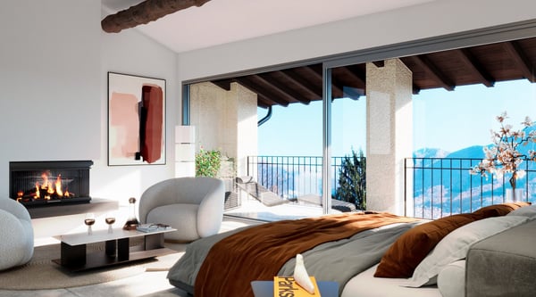 Elegante villa d’epoca rinnovata con vista lago e città – Lugano 6