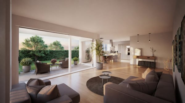 W01 Familienfreundliche 4½-Zimmer-Gartenwohnung mit Sitzplatz 1