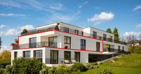 Moderne 4.5-Zimmer-Neubauwohnung im 1. Obergeschoss in Menziken