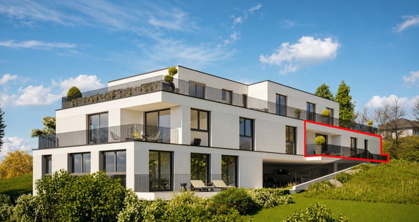 Moderne 5.5-Zimmer-Neubauwohnung im 1. Obergeschoss in Menziken