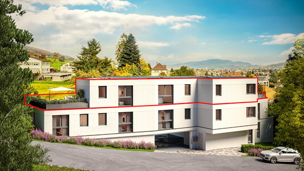 Moderne 5.5-Zimmer-Neubauwohnung im Attikageschoss in Menziken 2
