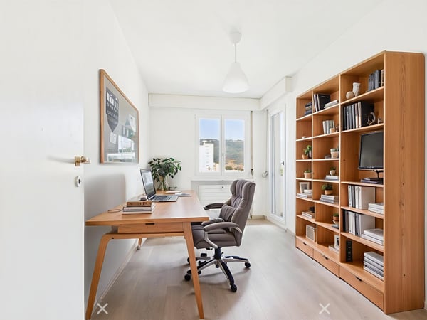 Appartement 3 pièces rénové avec vue panoramique à Biel 3