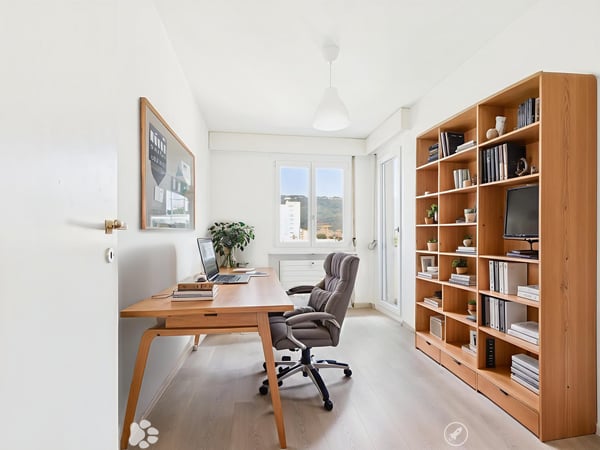 Appartement 3 pièces rénové avec vue panoramique à Biel 3