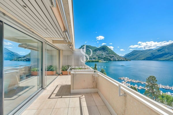 Attico con vista lago 1