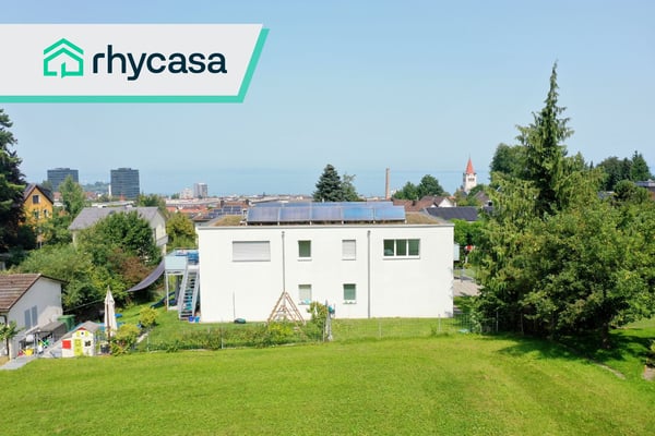 Modernes Wohnen mit Bodenseeblick und schönem Garten