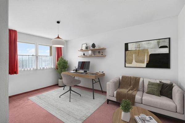 Ruhig wohnen, zentral leben – sonniger Balkon mit schönem Weitblick 7