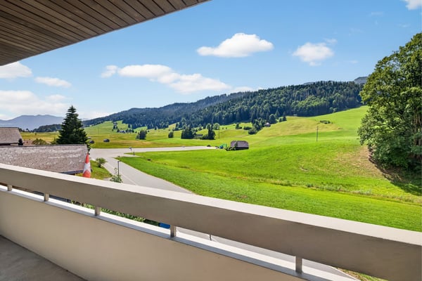 Sonniges 2.5-Zimmer-Feriendomizil mit Bergsicht, Loipe und Skilift vor der Tür 4