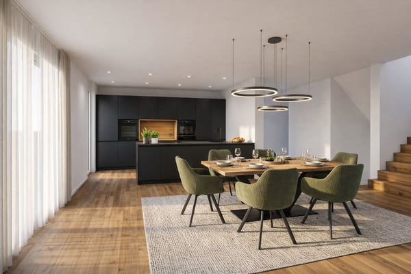 Neubauprojekt «Aurea Quartier» – 5.5-Zimmer-Doppelhaushälfte an ruhiger Lage in Au 2