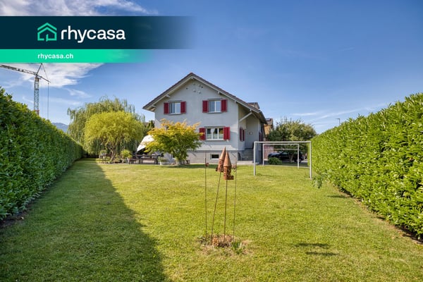 Einfamilienhaus mit grossem Garten und Gartenhaus in Oberriet 1