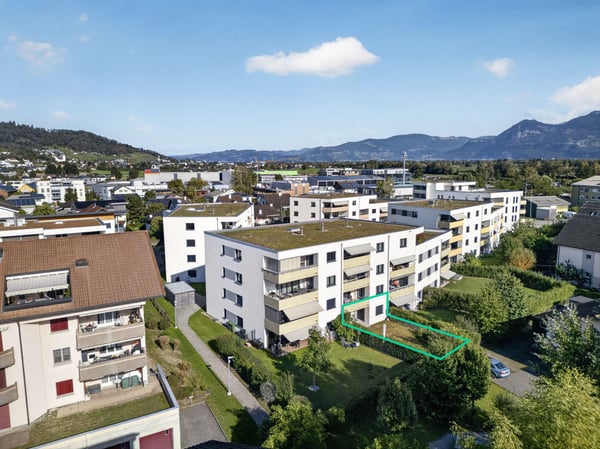 Moderne Erdgeschosswohnung mit privatem Gartenanteil an ruhiger Lage 8