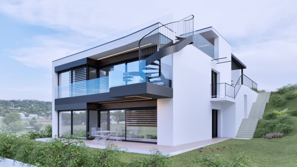 Moderne 5.5-Zimmer-Dachgeschosswohnung mit Panoramaterrasse in Villa Luganese 3