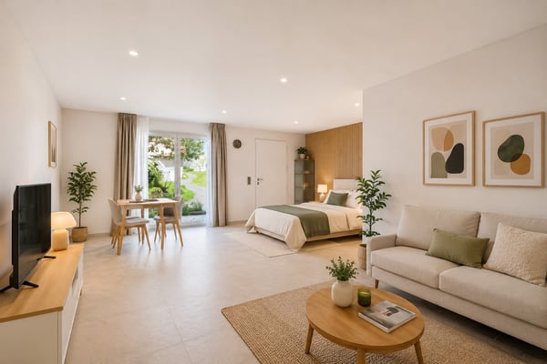 Villa en bordure de zone agricole avec vaste jardin et vue dégagée 10