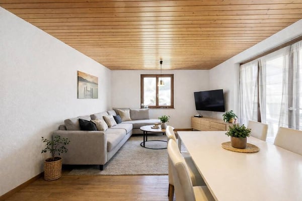 Maison Chaleureuse avec vue dégagée sur les montagnes à Enney 4
