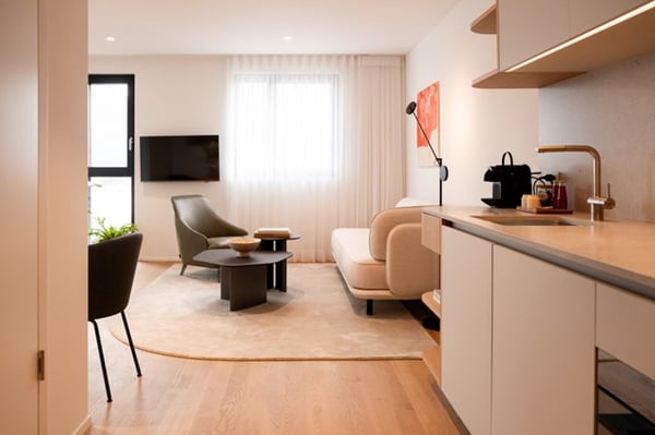 Moderno appartamento 1.5 locali a Massagno con vista panoramica 5