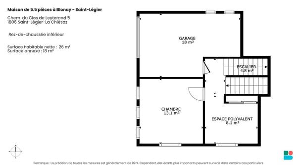 Maison de 5.5 pièces avec terrain et réserve de bâtir à Saint-Légier 11