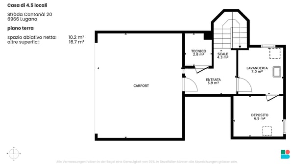 Casa di 4.5 locali a Villa Luganese 9