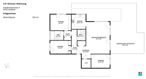 Einzigartige 4.5-Zimmer-Gartenwohnung in Zollikon 9