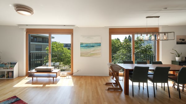 Moderne 4.5-Zimmer-Wohnung mit Seesicht in Au ZH 8
