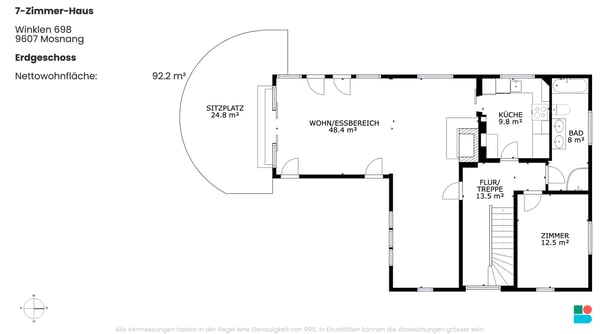 Charmantes 6.5-Zimmer-Haus für Familien und Naturliebhaber in Mosnang 9