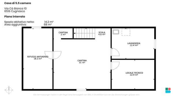 Meravigliosa casa di 5.5 locali in Gugnasco 11