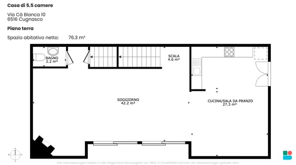 Meravigliosa casa di 5.5 locali in Gugnasco 9