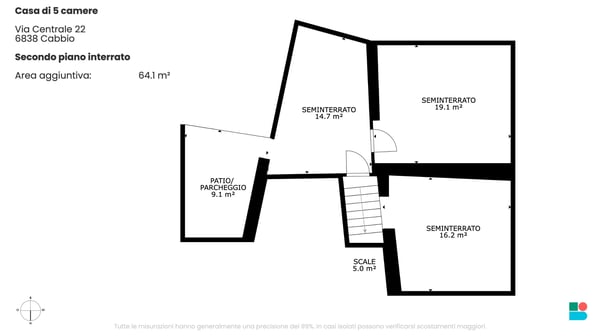 Caratteristica e ristrutturabile casa di 5 locali a Cabbio 12