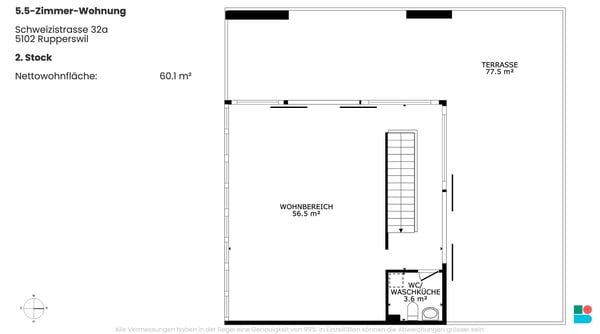 Schöne 5.5-Zimmer-Maisonettewohnung mit viel Aussenraum in Rupperswil 10
