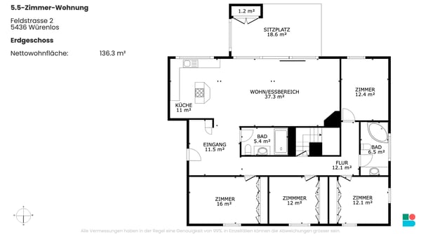 Einmalige 5.5-Zimmer-Gartenwohnung in Würenlos 9