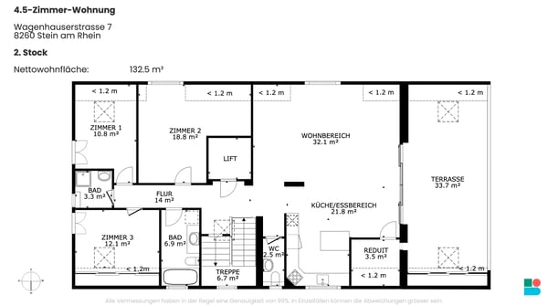 Attraktive 4.5-Zimmer-Dachwohnung an zentraler Lage im malerischen ... 9