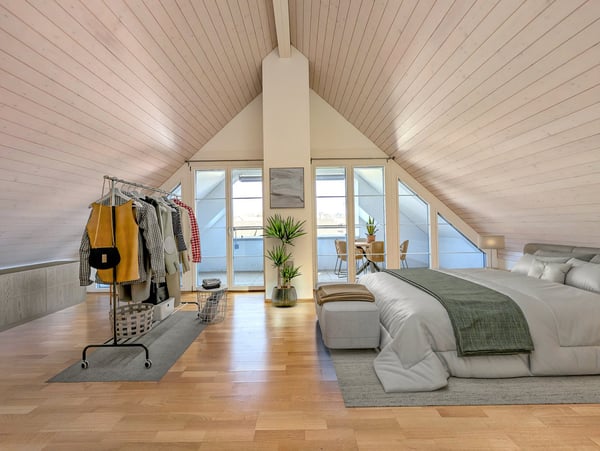 Charmante 1.5-Zimmer-Dachwohnung in Hegnau 4