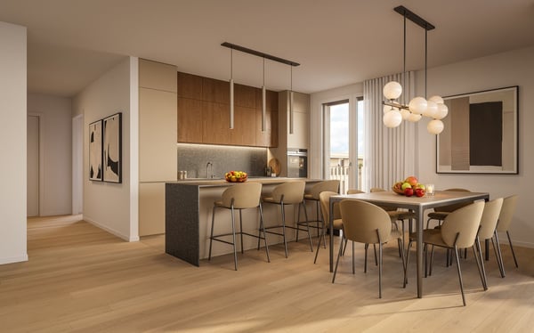 Appartements de 4 pièces au cœur d'un parc paysager 1