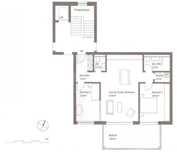 Attraktive 3.5-Zimmer-Wohnung mit grossem Wintergarten-Balkon 14