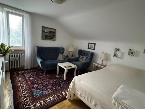 Für Sportliche und Junggebliebene, 1-Zimmerdachwohnung auf dem Bruderholz 2