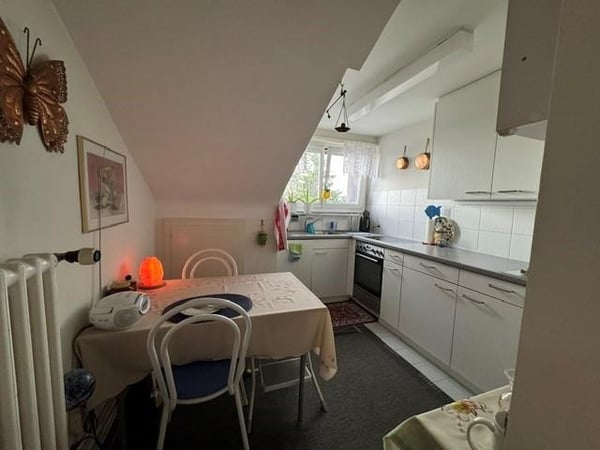 Für Sportliche und Junggebliebene, 1-Zimmerdachwohnung auf dem Bruderholz 5