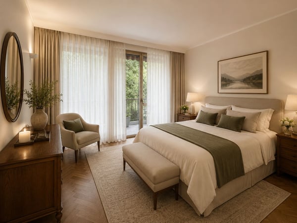 Panoramic apartment on two levels with independent guest suite in Lugano Castagnola 7