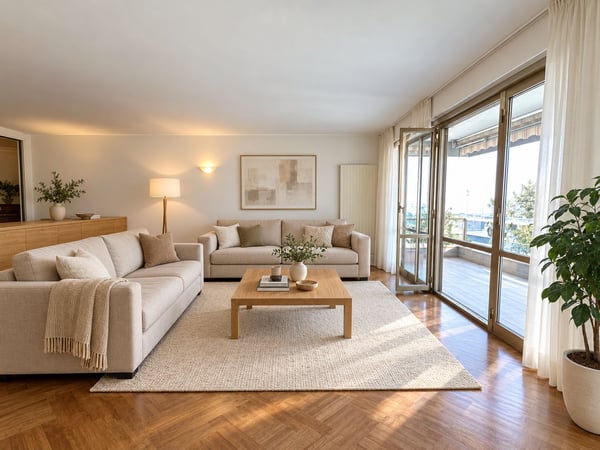 Lugano Castagnola – Elegante appartamento duplex con vista lago e suite ospiti indipendente 1