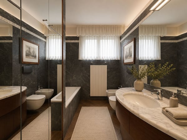 Panoramic apartment on two levels with independent guest suite in Lugano Castagnola 8