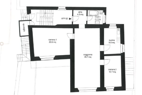 Wunderschöne 2.5-Zimmer-Wohnung im 1. Stock im Herzen von Tegna 12