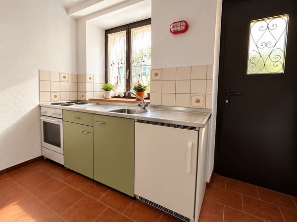 Charmante 2.5-Zimmer-Duplexwohnung mit Atelier/Studio im Dorfzentrum von Novaggio