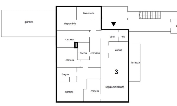 MENDRISIO - Spazioso appartamento 4.5 locali con studio, lavanderia privata, terrazza e giardino 14