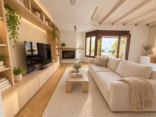 Casa a schiera ristrutturata, con terrazza panoramica e giardino privato fronte lago