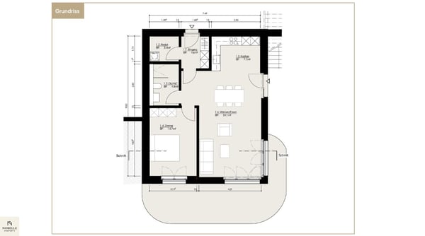 Sonnig, modern und hochwertig – 2.5 Zimmer Wohnung mit unverbaubarer Aussicht 14