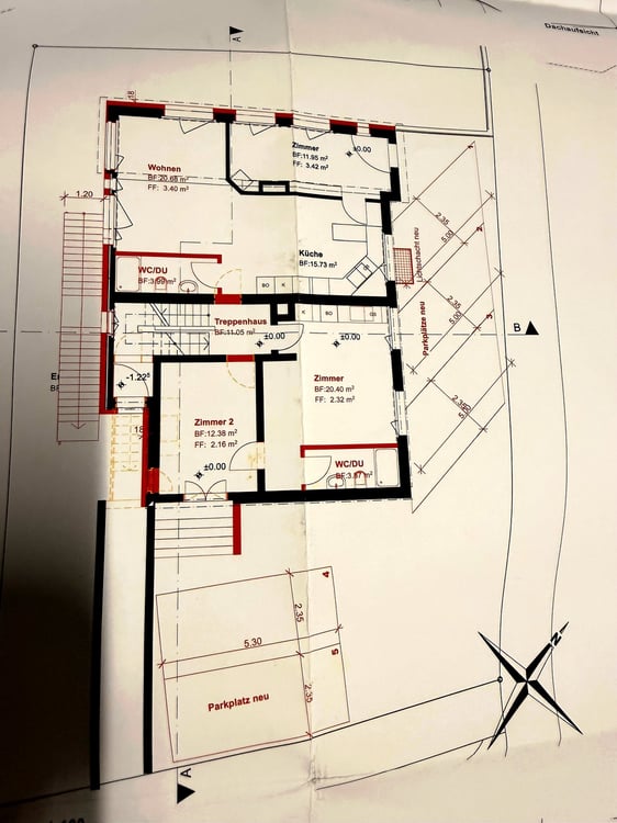 4-Zimmer-Wohnung mit Gewerbepotenzial, zwei Zugängen und Aussenparkplatz – Bezug ab 01.12.2026 11