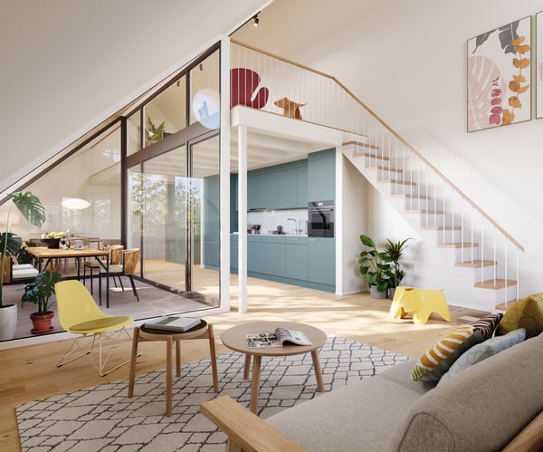 B3 | NEUBAU 3.5-Zimmer-Wohnung, 2. Obergeschoss / Galerie 2