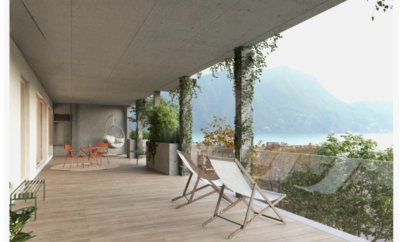 MASSAGNO · DESIGN MODERNO E GRANDE GIARDINO PRIVATO · VIVERE LUGANO IN MODO ESCLUSIVO