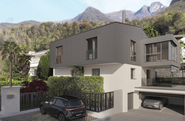 MELANO - VILLA IN COSTRUZIONE CON GIARDINO PRIVATO E AMPI SPAZI FAMILIARI 1