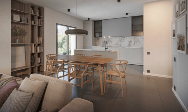 MELANO - VILLA IN COSTRUZIONE CON GIARDINO PRIVATO E AMPI SPAZI FAMILIARI 3