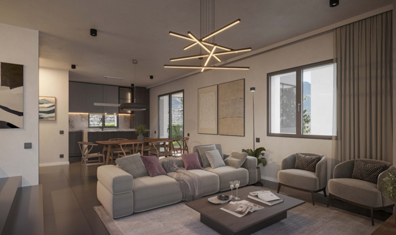 MELANO - VILLA B DI NUOVA REALIZZAZIONE CON GIARDINO D'INVERNO E SPAZI GENEROSI